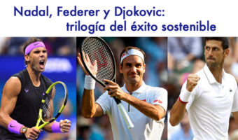 Nadal, Federer y Djokovic: tres formas de jugar, tres maneras vencer y, sin embargo, una combinación ganadora común: talento, sacrificio y valores.